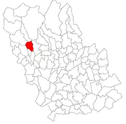 Location in Prahova County