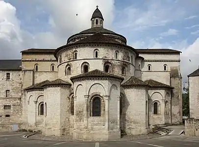 Apse of Abbaye Saint-Marie in Souillac, with radiating chapels