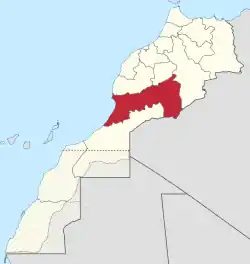 Location in Morocco