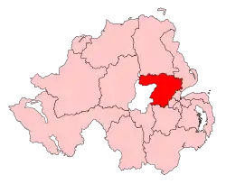 A medium constituency located in the extreme south west of the county.