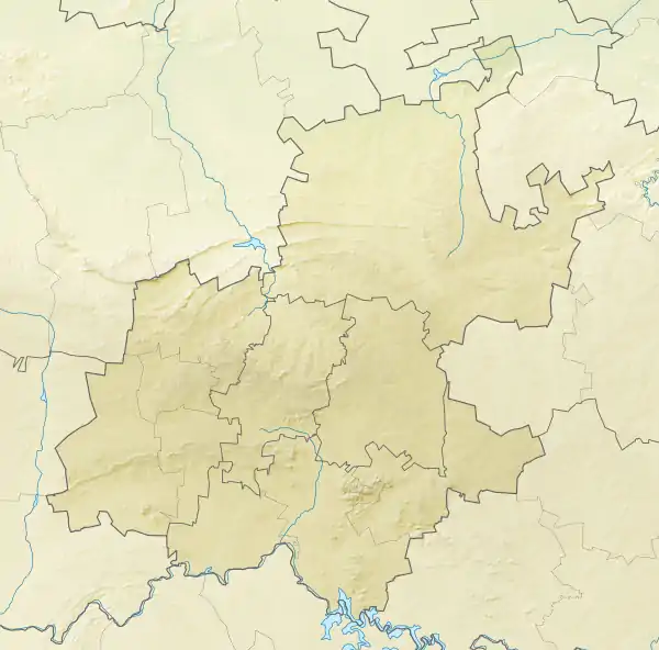 Map showing the location of Sterkfontein, Cradle of Humankind