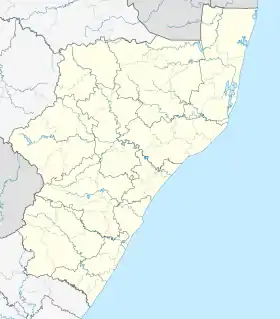 Empangeni is located in KwaZulu-Natal