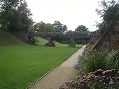 Remains of South Bridge Across Eltham Palace Moat