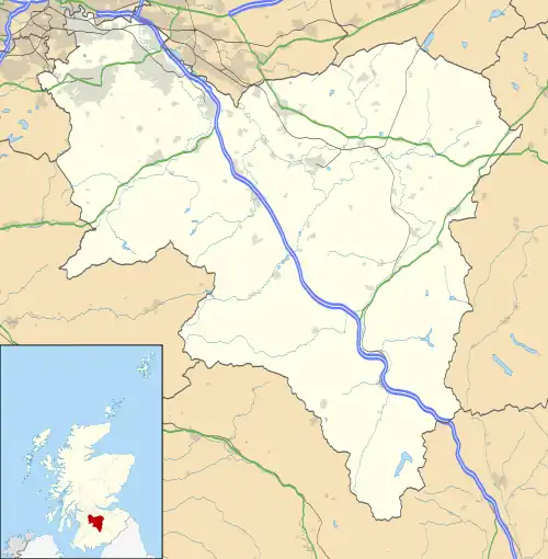 Woolfords is located in South Lanarkshire