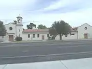 The South Mountain Community Church was built 1944 and is located 717 E Southern Avenue.  It was listed in the Phoenix Historic Property Register in July 1993.