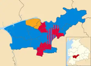 2019 results map