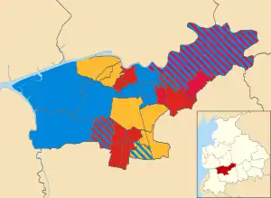 2003 results map