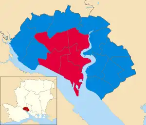 2021 results map