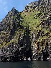 SE landing on Skellig Michael