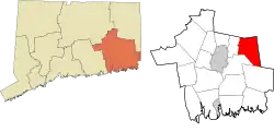 Griswold's location within the Southeastern Connecticut Planning Region and the state of Connecticut