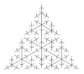 Triangle space-filling tree (Iteration 4)