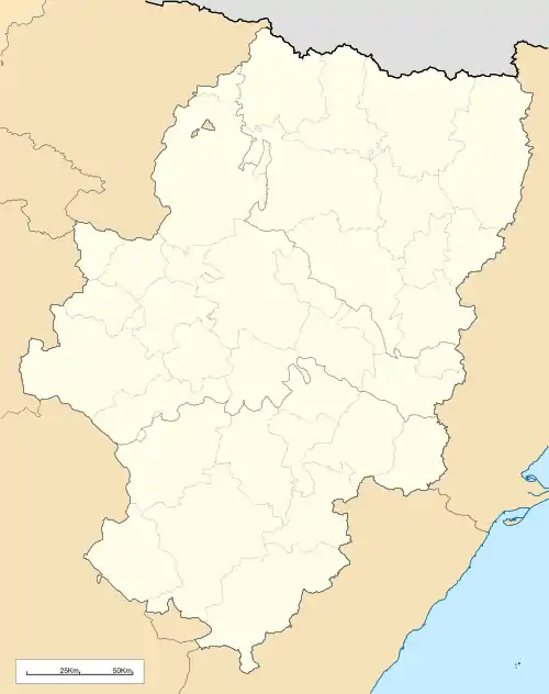 2021–22 Tercera División RFEF is located in Aragon