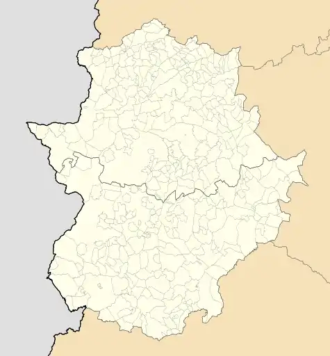 Valencia de Alcántara is located in Extremadura