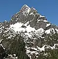 Sperry Peak seen from Sunrise Mine Road