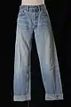 Image 37Blue wide-leg jeans. (from 1990s in fashion)