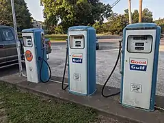 Springs General Store vintage gas pumps, Springs, Long Island,