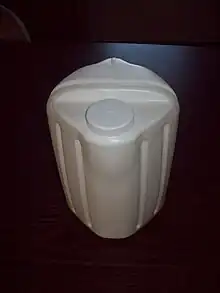 Flat-top square jug