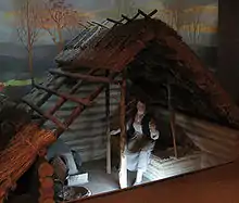 Reconstructed Srubnaya hut