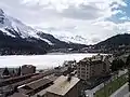 St. Moritz station from above.