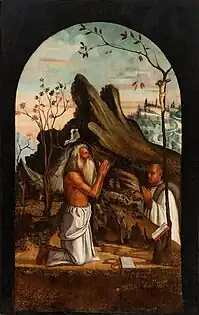 St Jerome with kneeling donor