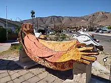 Sculpture of St. Francis in El Paso, Texas