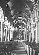 Interior prior to the 1956 fire