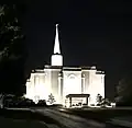 Temple at night, 2018