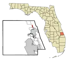 Location in St. Lucie County and the state of Florida