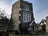 St. Lukes Episcopal - Entrance hall and bell tower