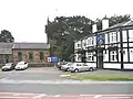 The church next to the Church Inn pub