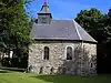 Het koor van de kerk Saint-Wendelin