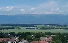 View on the Jura Mountains