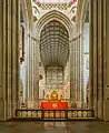 The view from the nave to the sanctuary