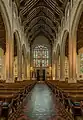 Looking west towards the entrance of the nave