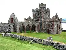 Photo of the ruins of a mediaeval cathedral