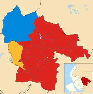 2011 results map