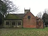 A view of the church from the east