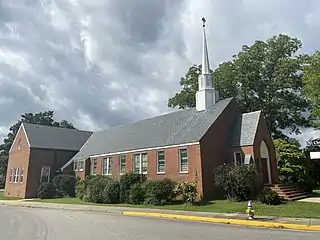 St Luke’s Episcopal Church with Gothic Revival Architecture built in 1898