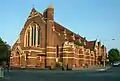 St's Luke's Church, built in 1870 with modifications in 1949, now a grade II listed building