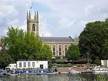 S Mary's Parish Church Hampton From the River