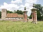 Pair of Gate Piers 30 Metres South of East End of Church