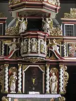 Altar and pulpit (detail)