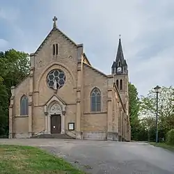 Saint Symphorian church in La Batie-Montgascon