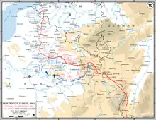 Image 84Map of the Western Front and the Race to the Sea, 1914 (from Western Front (World War I))