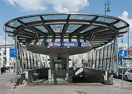 Entrance to the station