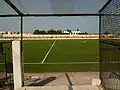 View out of the player tunnel in 2009 after modernization.