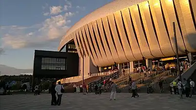 Main stand external view