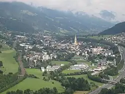 Rottenmann seen from the Strechau Castle