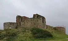 2017 colour photograph of the remains of Stafford Castle