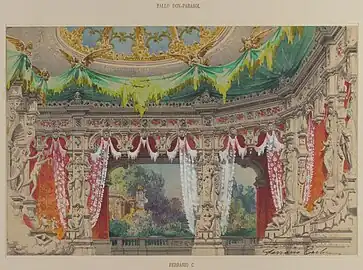 Design for the ballet Don Parasol